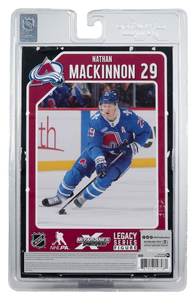 Action Figure NHL SportsPicks Nathan MacKinnon Quebec Nordiques Retro 18 cm McFarlane Toys