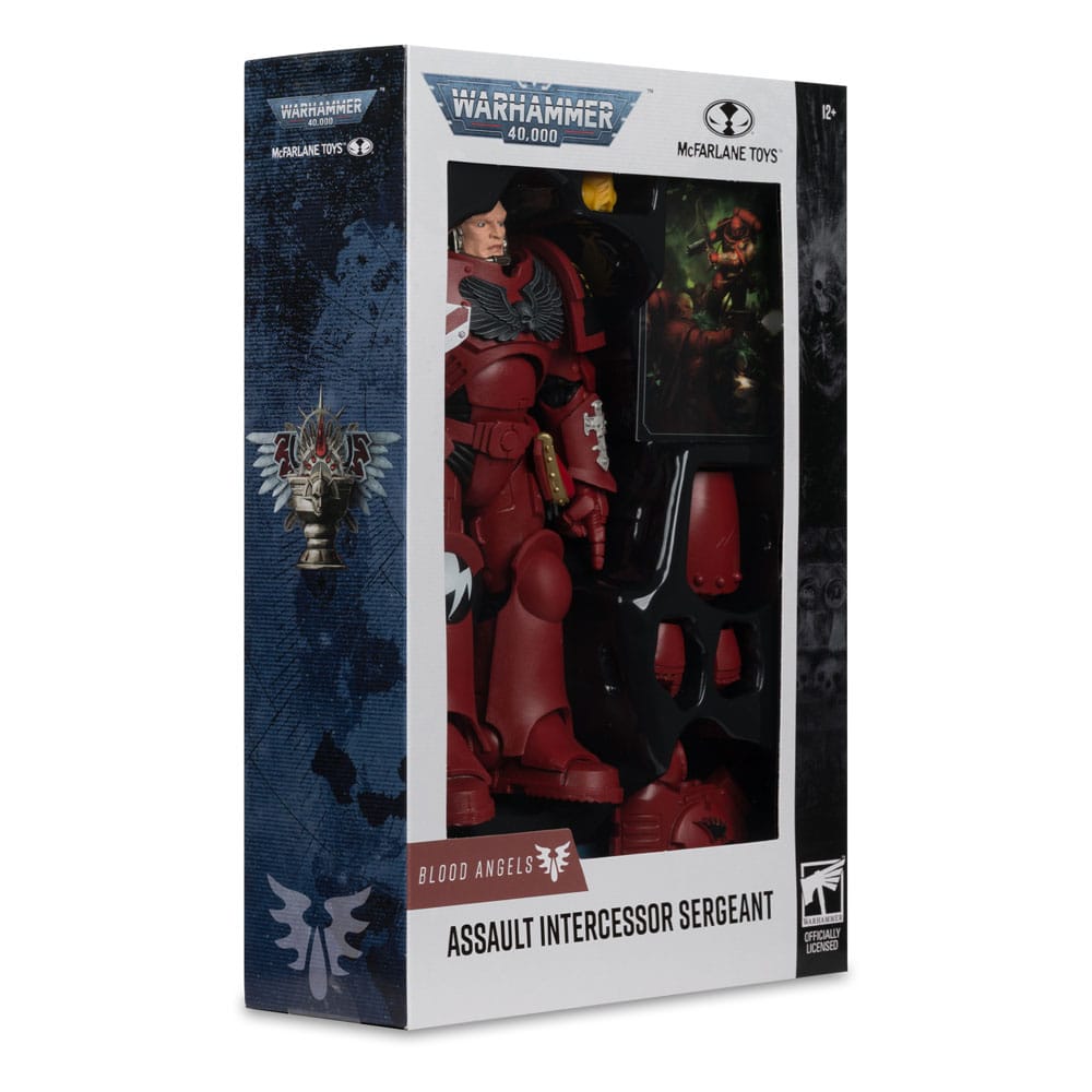 Warhammer 40,000 Action Figure Assault Intercessor Sergeant (Blood Angel) 18 cm - McFarlane Toys