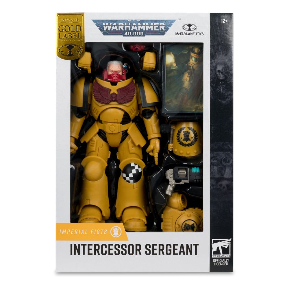 Warhammer 40.000 Action Figure Intercessor Sergeant (Imperial Fist) Gold Label 18 cm McFarlane Toys