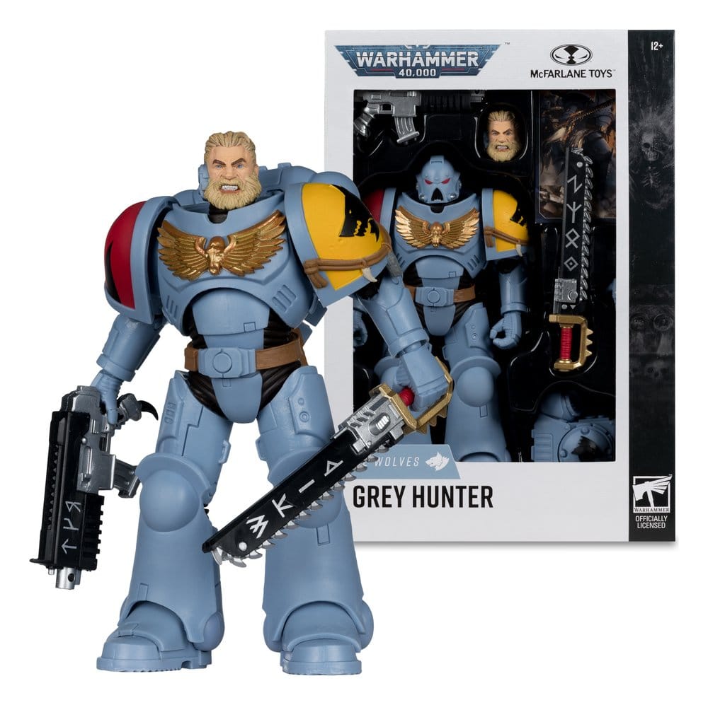 Warhammer 40,000 Action Figure Grey Hunter (Space Wolves) 18 cm - McFarlane Toys