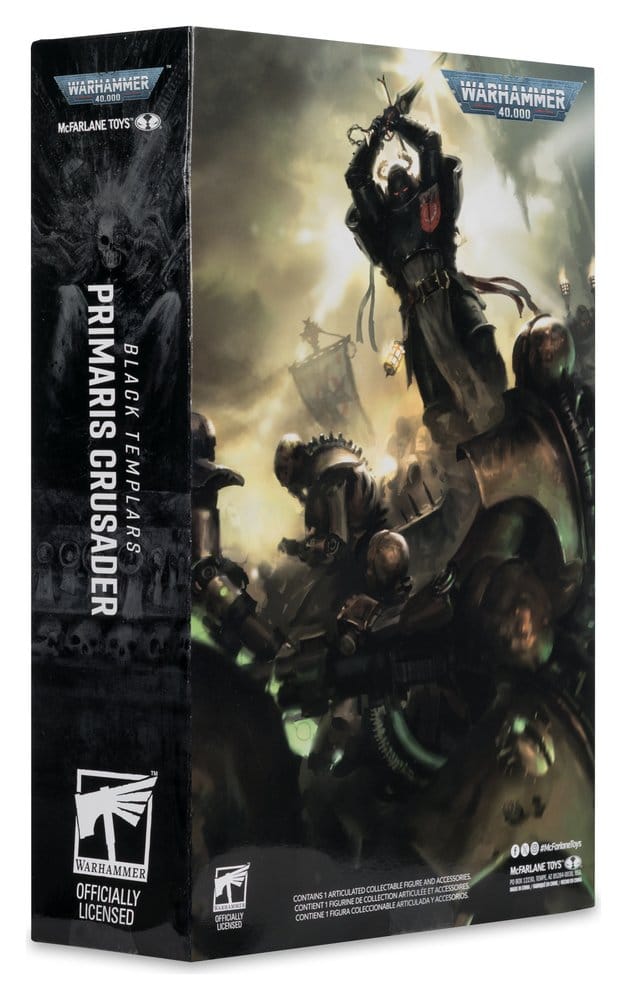 Action Figure Warhammer 40.000 Primaris Crusader Black Templars 18 cm McFarlane Toys