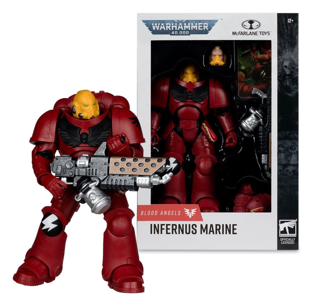 Action Figure Infernus Marine Blood Angels Warhammer 40.000 McFarlane Toys 18 cm