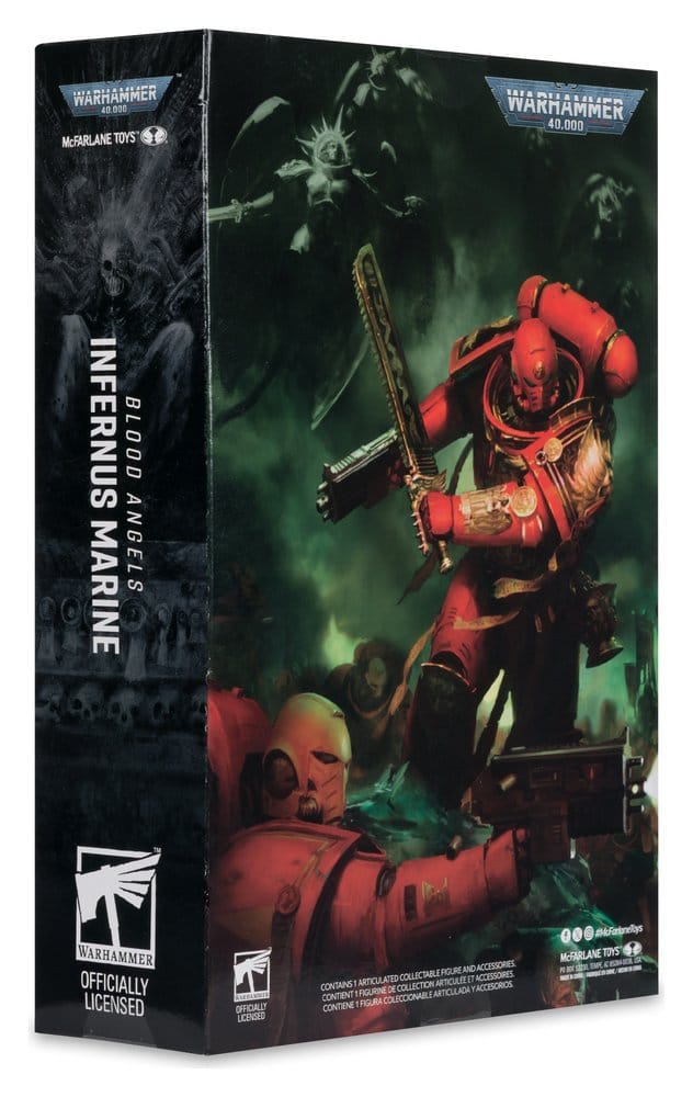 Action Figure Infernus Marine Blood Angels Warhammer 40.000 McFarlane Toys 18 cm