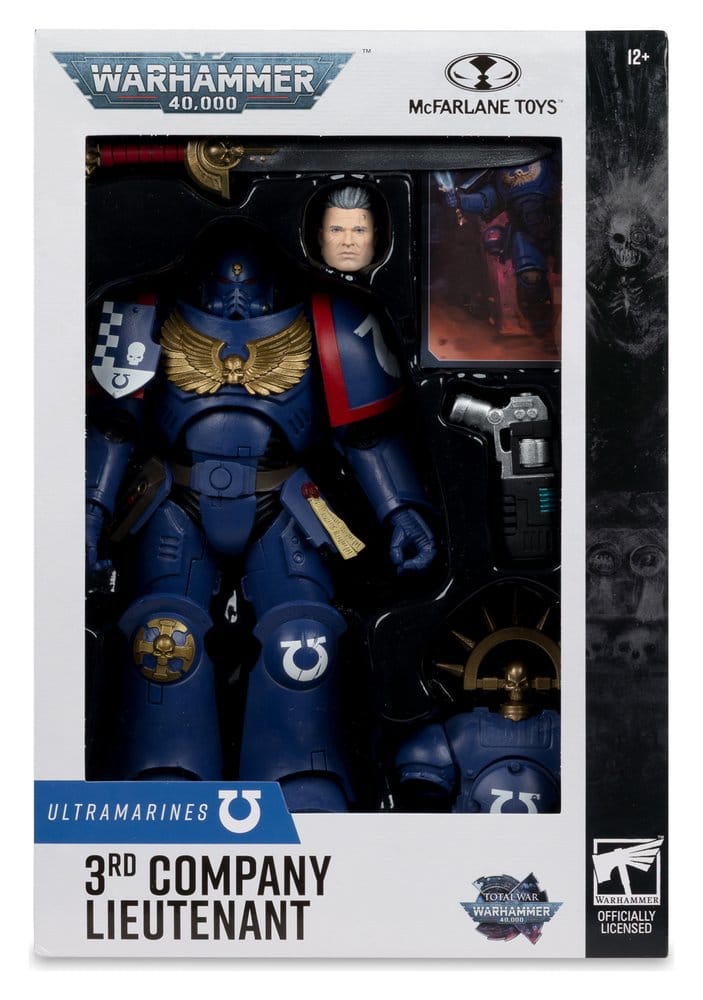Action Figure Warhammer 40.000 Total War Tenente della 3ª Compagnia (Ultramarines) 18 cm McFarlane Toys