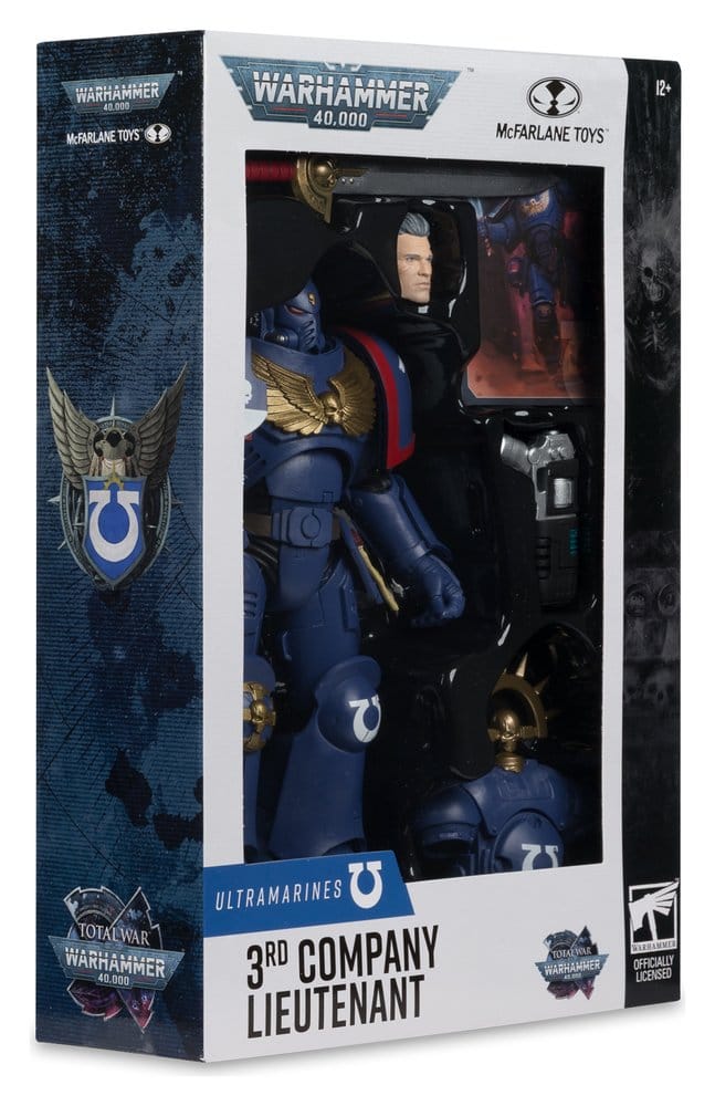 Action Figure Warhammer 40.000 Total War Tenente della 3ª Compagnia (Ultramarines) 18 cm McFarlane Toys