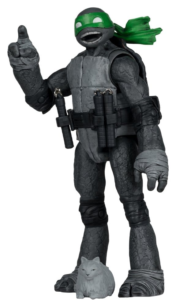 Tartarughe Ninja Page Punchers Action Figure Michelangelo (Black White & Green) (Red Platinum Edition) 13 cm