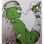 Tartarughe Ninja Page Punchers Action Figure Michelangelo (Black White & Green) (Red Platinum Edition) 13 cm