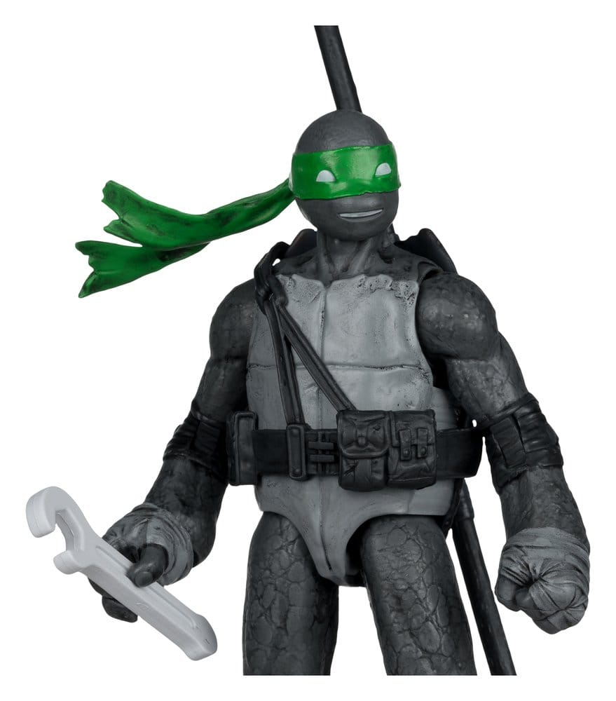 Tartarughe Ninja Page Punchers Action Figure Donatello (Black White & Green) (Red Platinum Edition) 13 cm