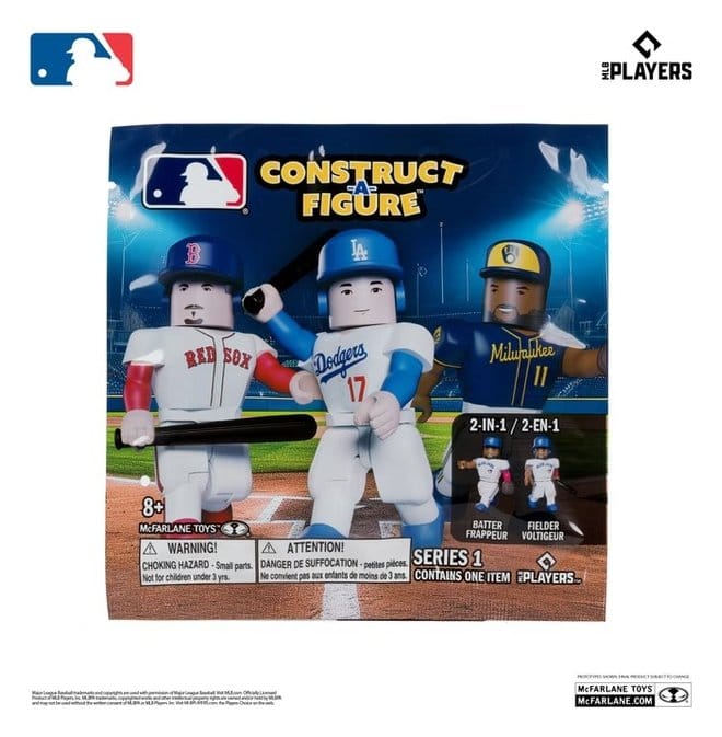 McFarlane Toys MLB Sports Construct-a-Figure Serie 1 Mini Figure, buste a sorpresa da 5 cm, assortimento da 36 pezzi