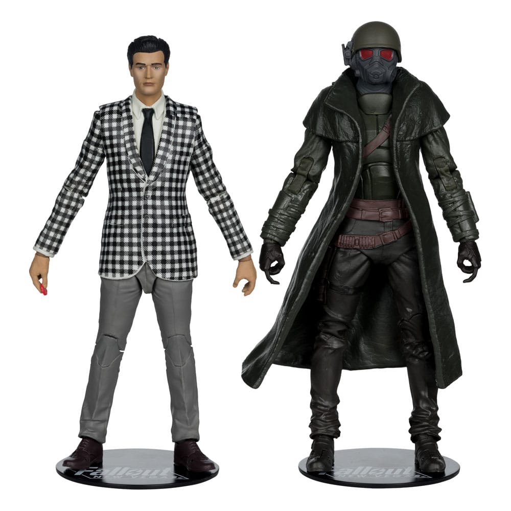 Fallout: New Vegas Set di 2 Action Figure Riot Ranger Armor e Benny Survivor 18 cm - McFarlane Toys
