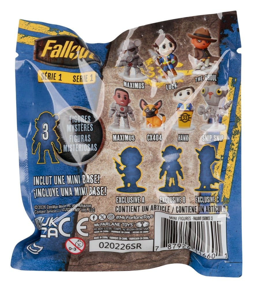 Fallout (Serie TV) Minifigure in Busta Cieca Serie 1 - Display da 24 - McFarlane Toys