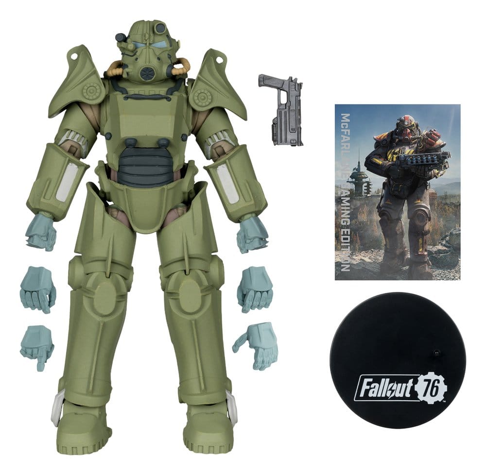 Action Figure Fallout 76 T-45 Military Armor Red Platinum Edition 20 cm McFarlane Toys