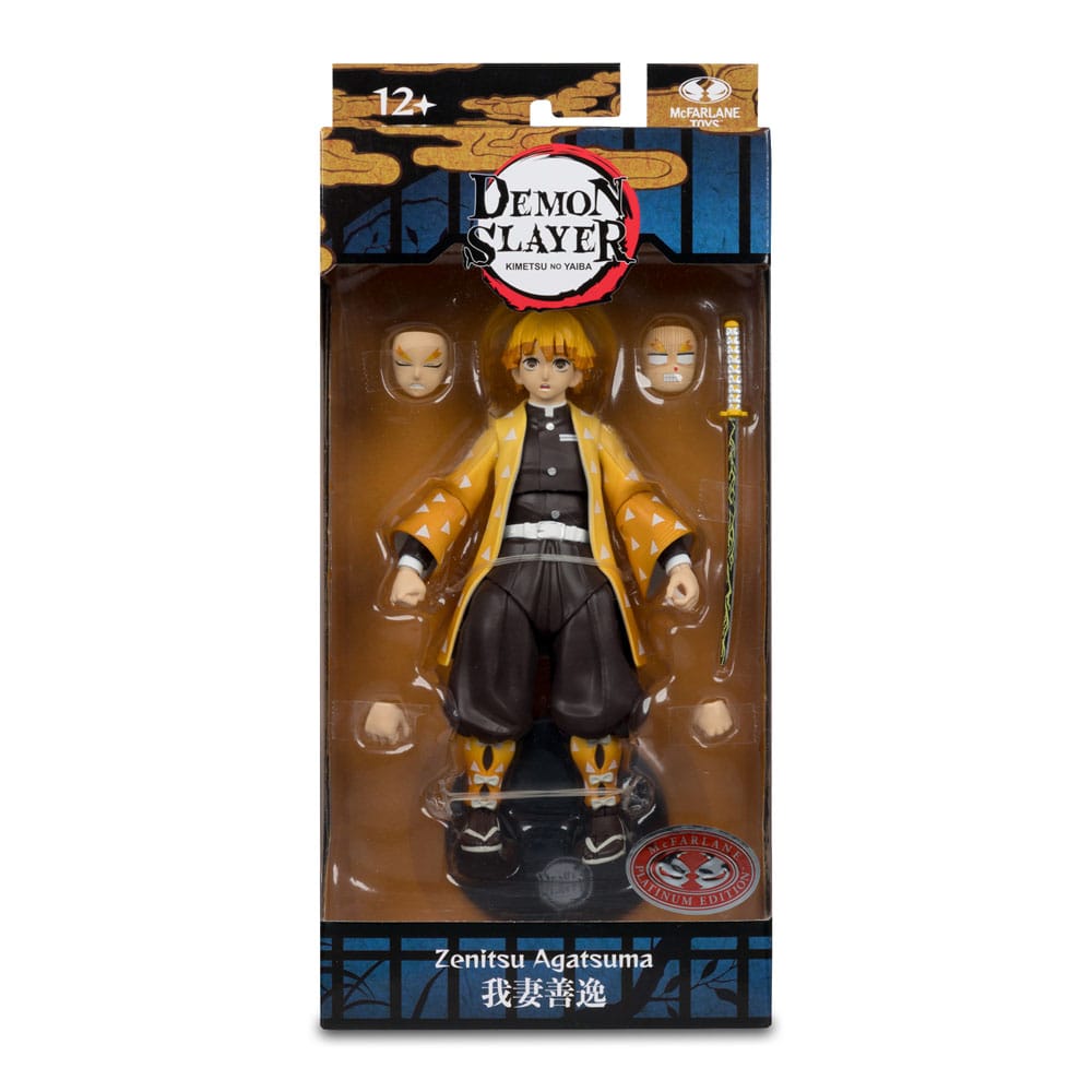 Demon Slayer Action Figure Zenitsu Agatsuma Platinum Edition 15 cm McFarlane Toys