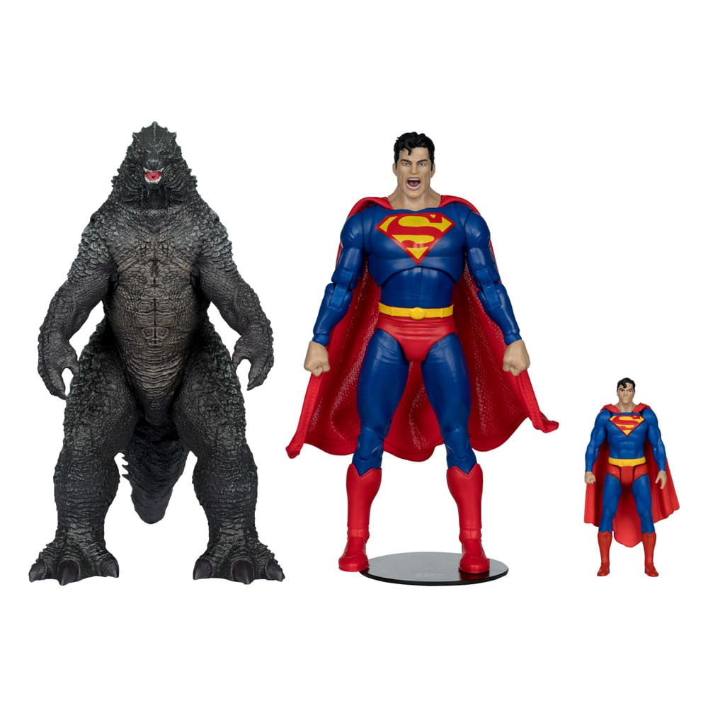DC Justice League vs Godzilla vs Kong Superman Vs. Godzilla 2-Pack Action Figures 30 cm McFarlane Toys