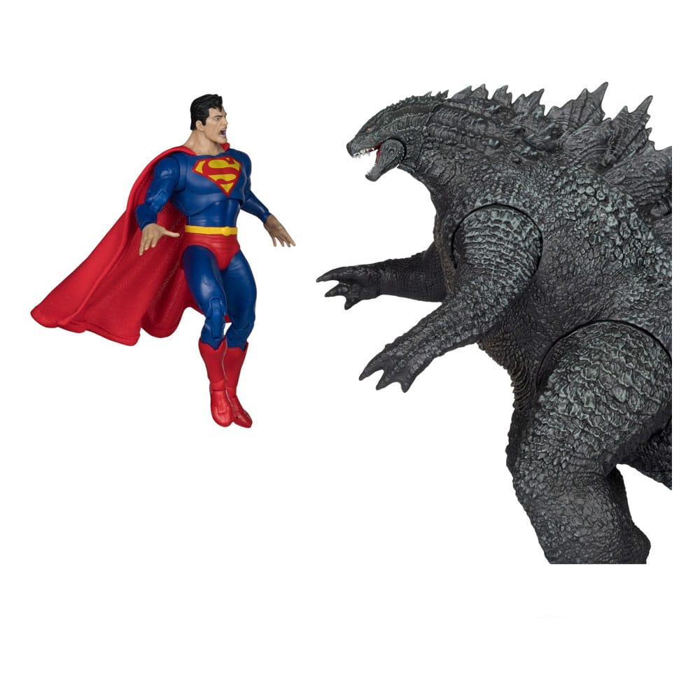 DC Justice League vs Godzilla vs Kong Superman Vs. Godzilla 2-Pack Action Figures 30 cm McFarlane Toys