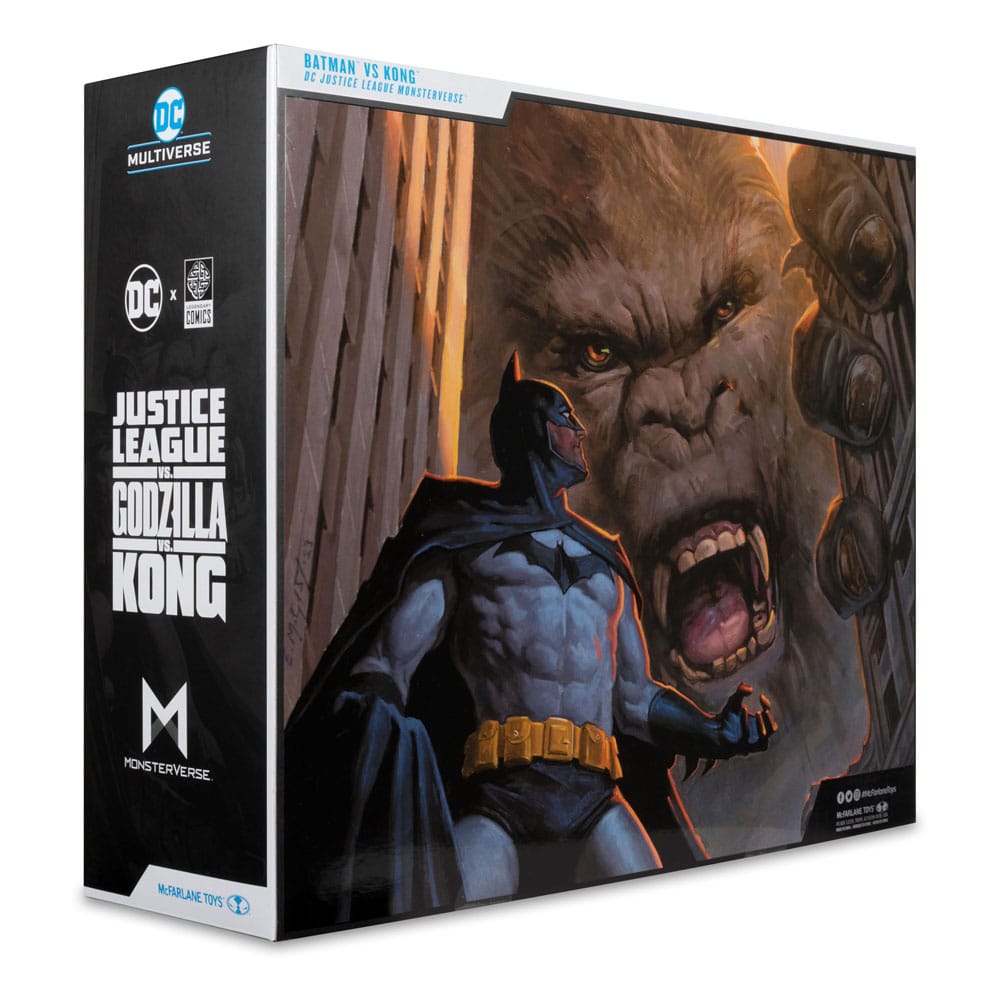 DC Justice League vs. Godzilla vs. Kong Multiverse Action Figure 2-Pack Batman & Kong 29 cm McFarlane Toys