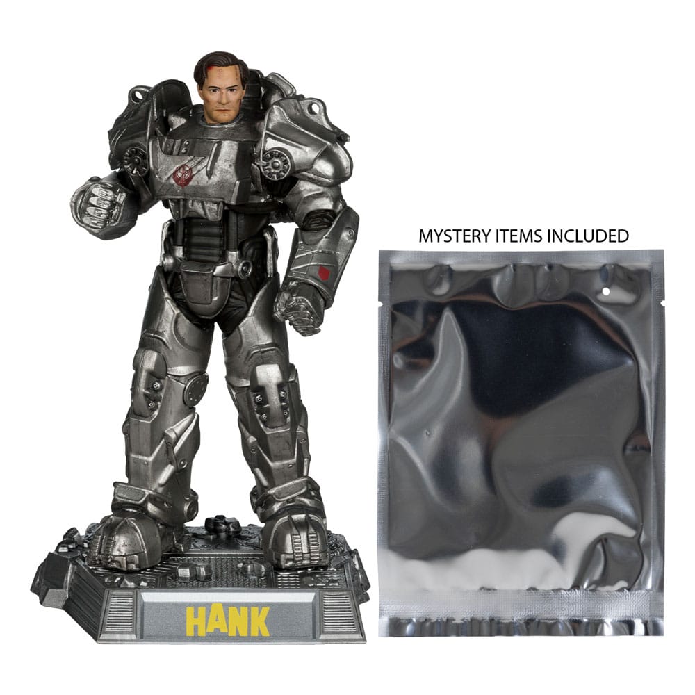 Fallout Movie Maniacs Action Figure Hank Maclean (Stagione 2) Edizione Red Platinum 17 cm McFarlane Toys