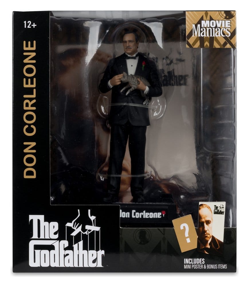 The Godfather Movie Maniacs Statua Don Corleone 17 cm McFarlane Toys