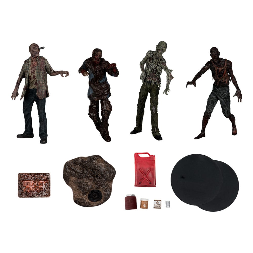 The Walking Dead Action Figure 4-Pack Walkers 13 cm - McFarlane Toys
