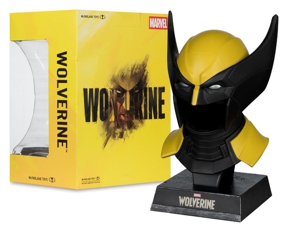 Mini replica 1/3 Maschera di Wolverine Marvel - McFarlane Toys, 20,1 cm