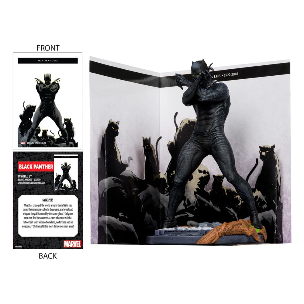 Marvel Collection Statua in PVC 1/10 Black Panther (Marvel Knights #4) 17 cm - McFarlane Toys