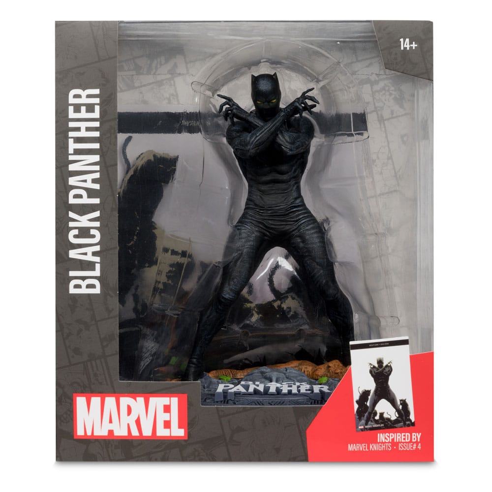 Marvel Collection Statua in PVC 1/10 Black Panther (Marvel Knights #4) 17 cm - McFarlane Toys