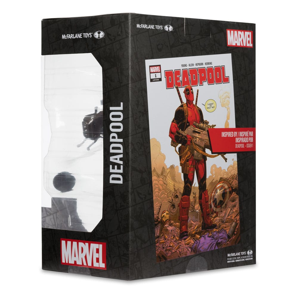 Marvel Collection Statua in PVC 1/6 Deadpool (Grey Suit Chase) 27 cm - McFarlane Toys