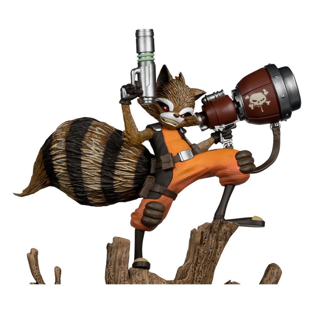 Marvel Collection Statua in PVC 1/6 Rocket Raccoon (A Chasing Tale #1) 18 cm - McFarlane Toys