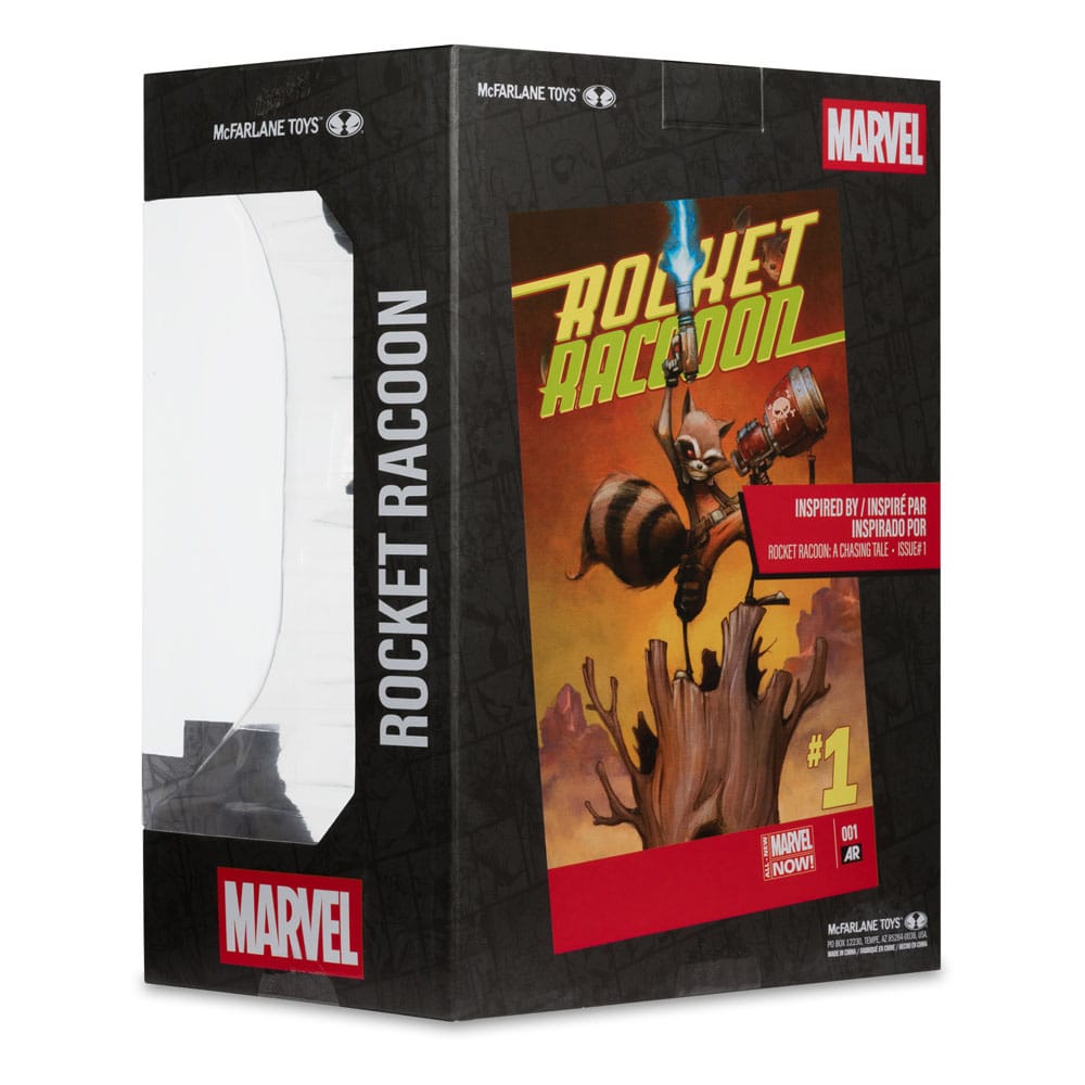 Marvel Collection Statua in PVC 1/6 Rocket Raccoon (A Chasing Tale #1) 18 cm - McFarlane Toys