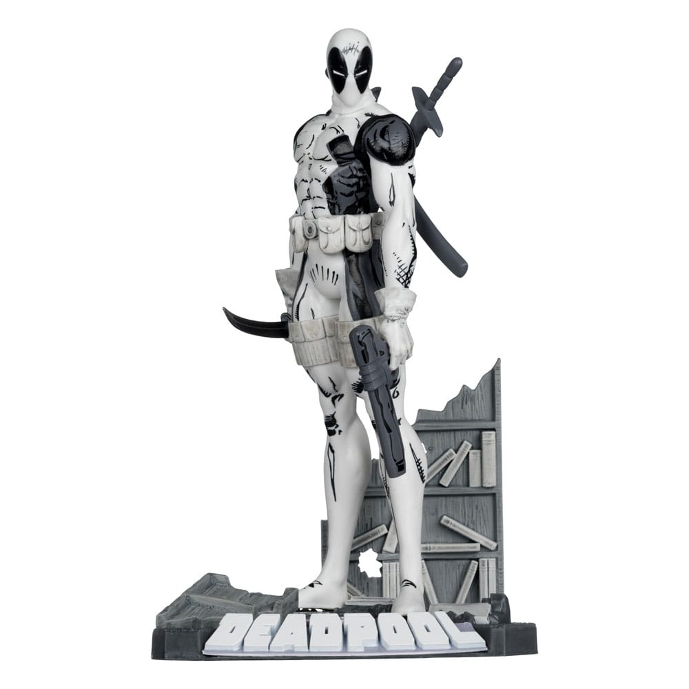 Marvel Collection Statua in PVC 1/10 Deadpool (The New Mutants #98) (Line Art) (Gold Label) 17 cm McFarlane Toys
