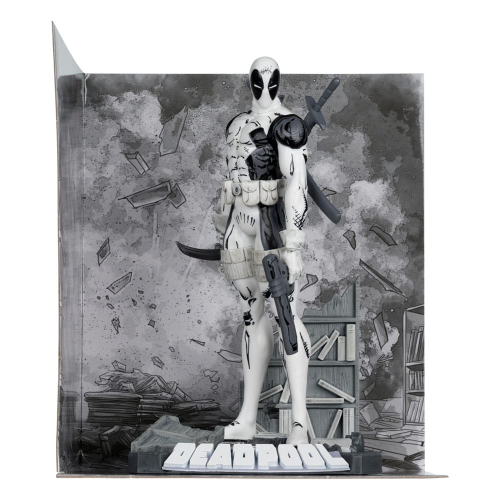 Marvel Collection Statua in PVC 1/10 Deadpool (The New Mutants #98) (Line Art) (Gold Label) 17 cm McFarlane Toys