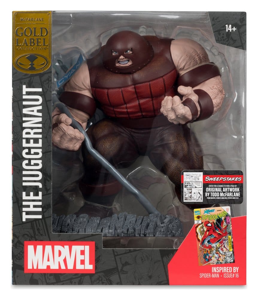 Marvel Collection Statua in PVC 1/10 The Juggernaut (Spider-Man #16) Gold Label 17 cm - McFarlane Toys
