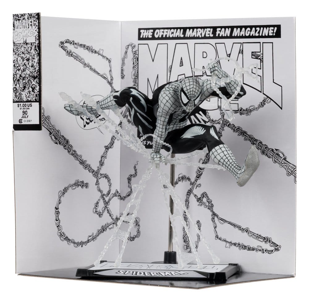 Marvel Statua PVC 1/10 Spider-Man (Marvel Age #90) (Line Art) 18 cm McFarlane Toys