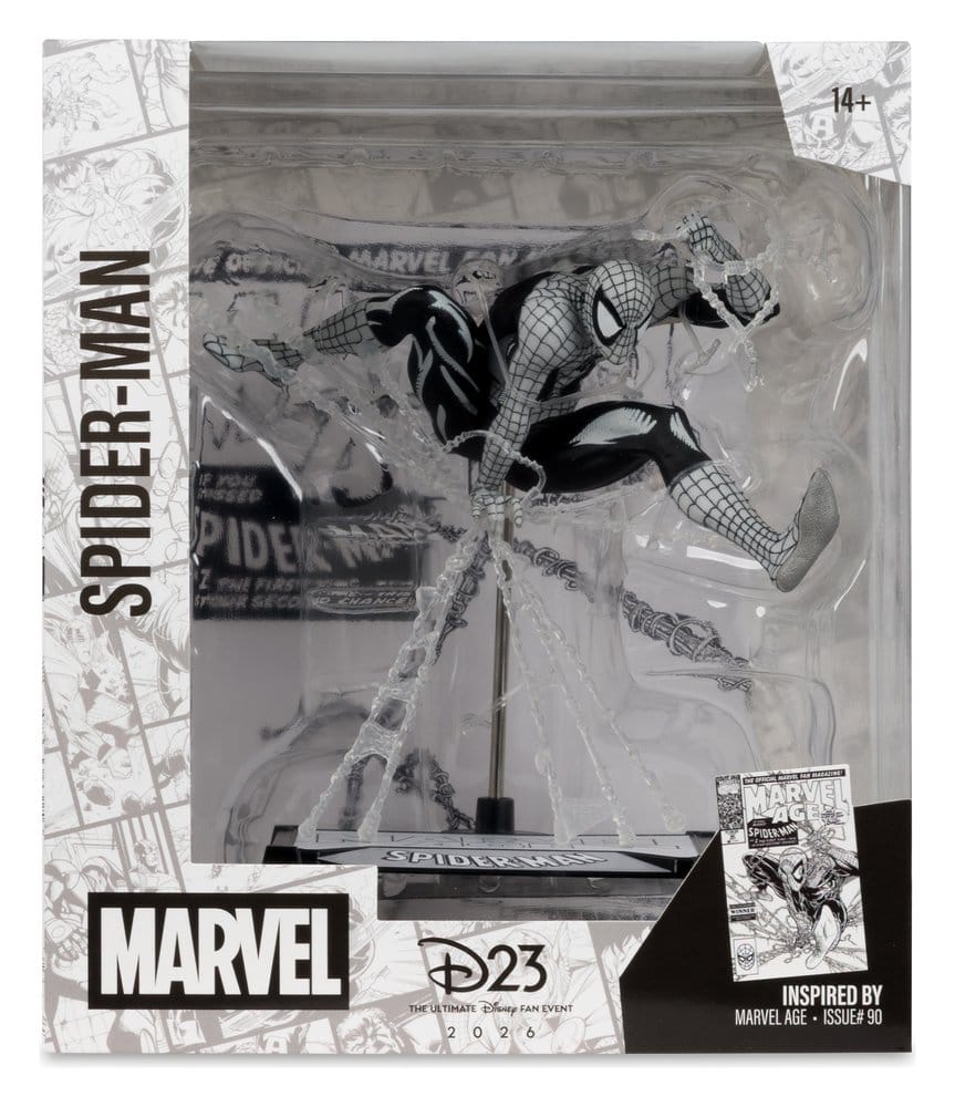 Marvel Statua PVC 1/10 Spider-Man (Marvel Age #90) (Line Art) 18 cm McFarlane Toys