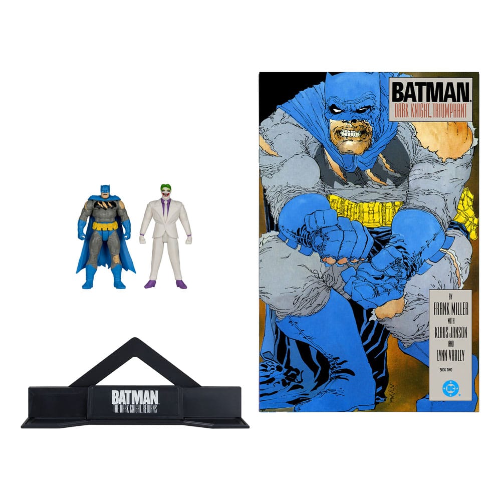 DC Direct Page Punchers Action Figure 2-Pack Batman & Joker (Batman: The Dark Knight Returns) 8 cm - McFarlane Toys