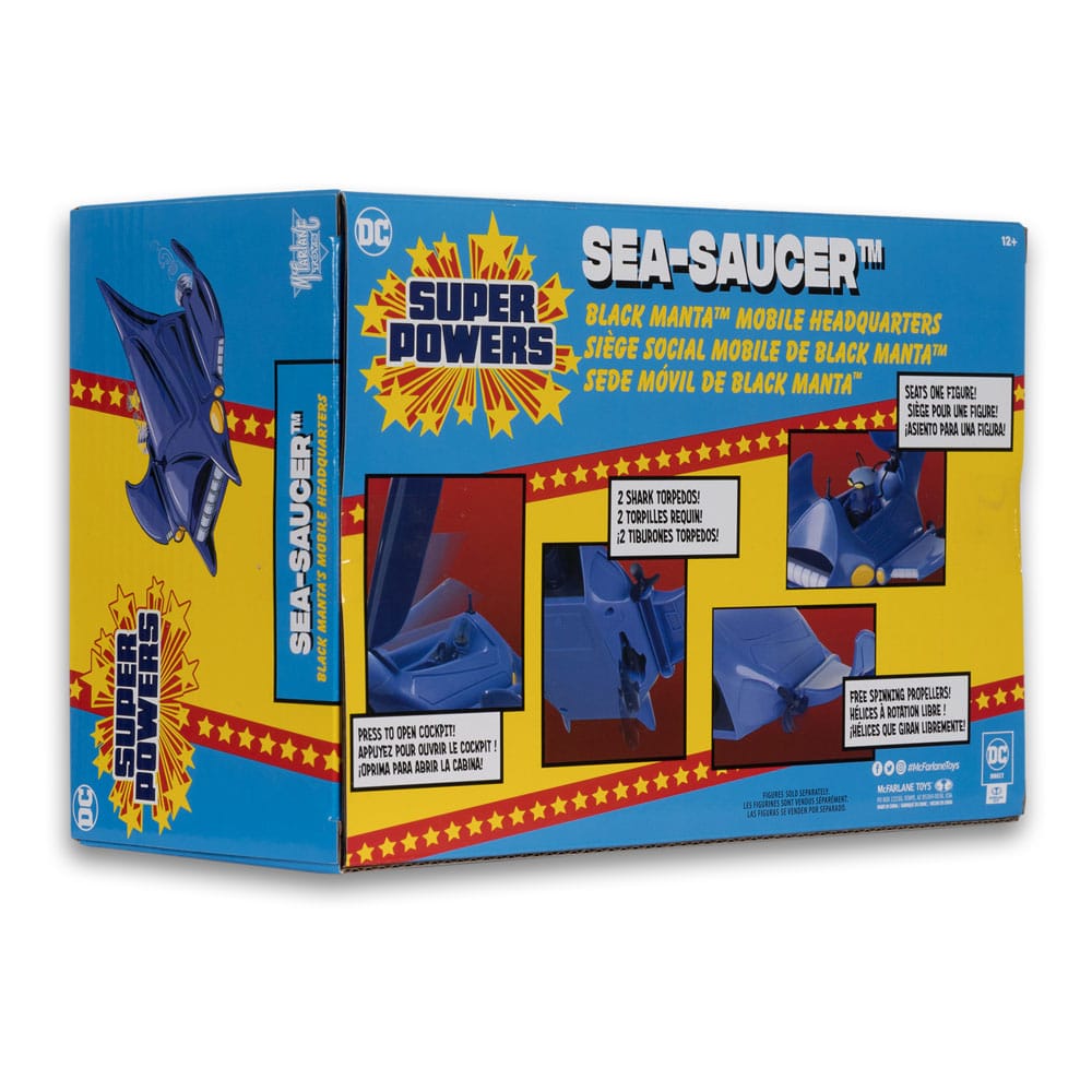 DC Direct Super Powers Veicolo Sea Saucer di Black Manta 10 cm - McFarlane Toys