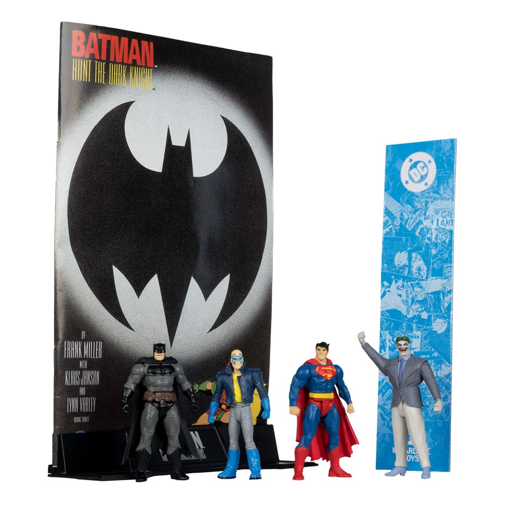 DC Direct Page Punchers Action Figure 4-Pack Batman, Son of Batman, Superman & Joker 7 cm McFarlane Toys