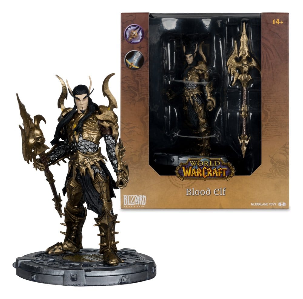 World of Warcraft Blood Elf Action Figure in scala 1/12 Edizione Limitata 16 cm McFarlane Toys