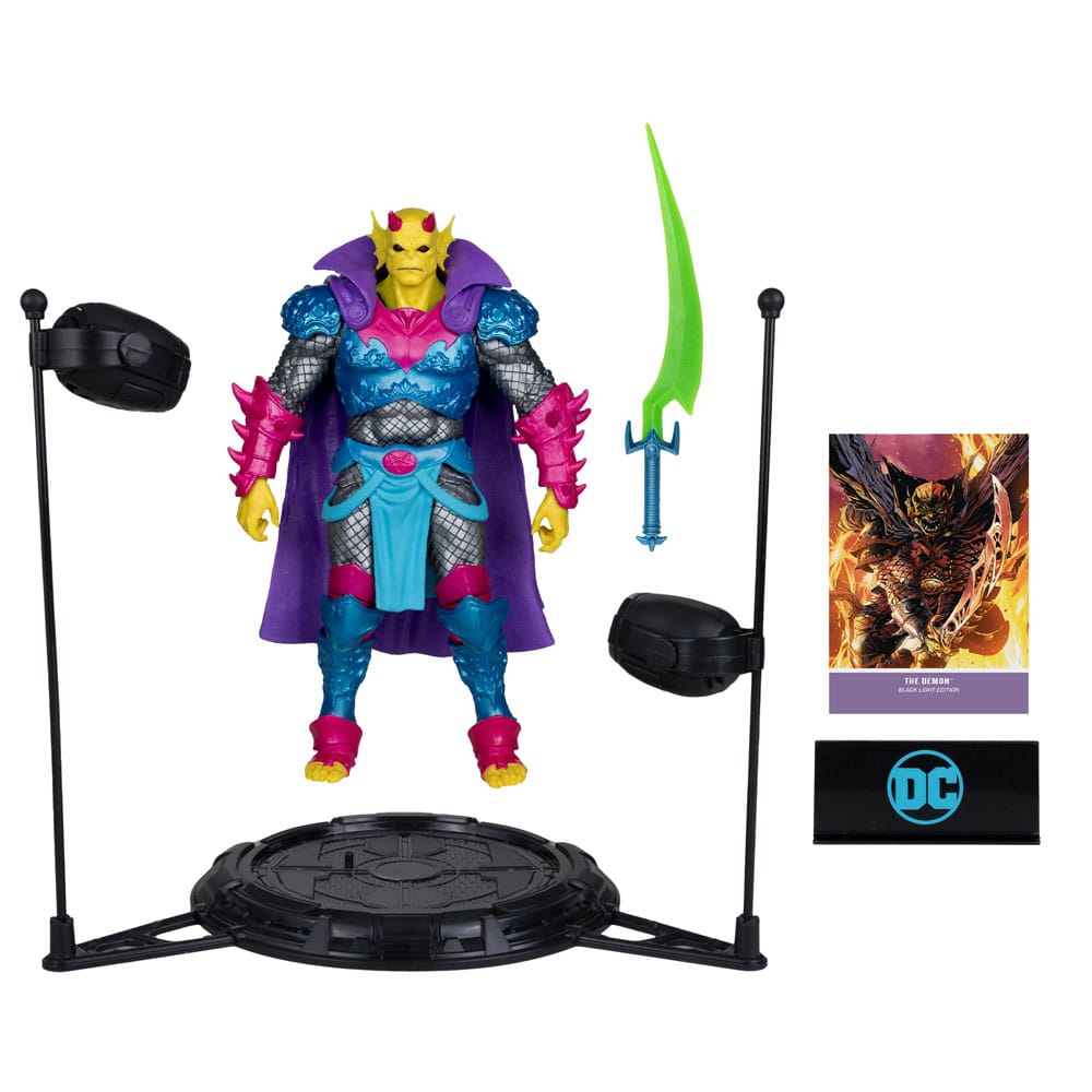 DC Multiverse Action Figure The Demon (Demon Knights) Black Light Edition Gold Label 18 cm McFarlane Toys