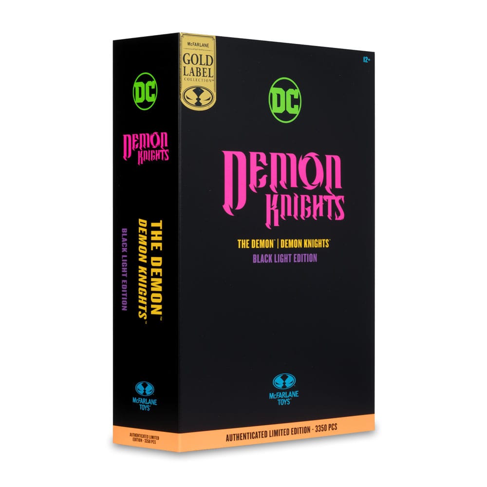 DC Multiverse Action Figure The Demon (Demon Knights) Black Light Edition Gold Label 18 cm McFarlane Toys