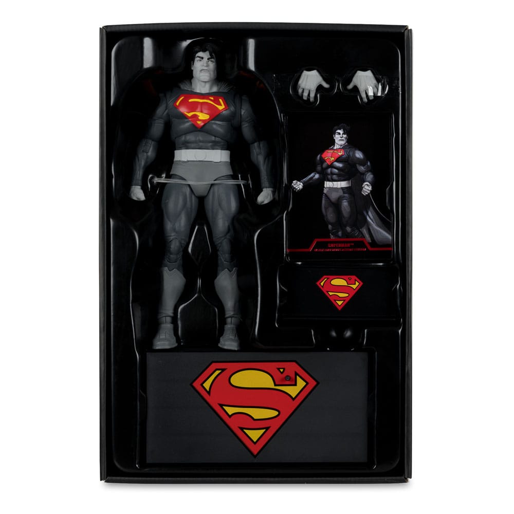 DC Multiverse Action Figure Superman (The Dark Knight Returns) (Black & White Accent Edition) (Gold Label) 18 cm McFarlane Toys