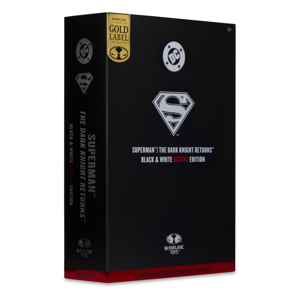 DC Multiverse Action Figure Superman (The Dark Knight Returns) (Black & White Accent Edition) (Gold Label) 18 cm McFarlane Toys