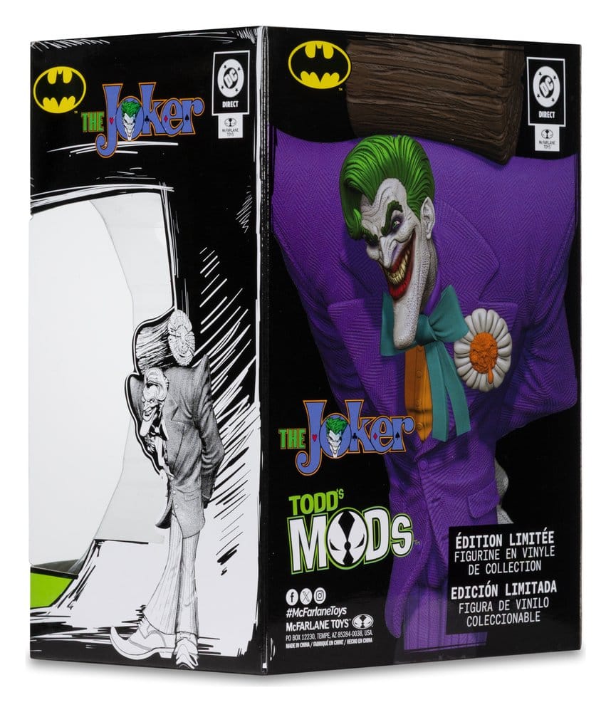 DC Direct Statuetta in vinile da collezione Joker (Edizione limitata Todd's Mods) 13 cm