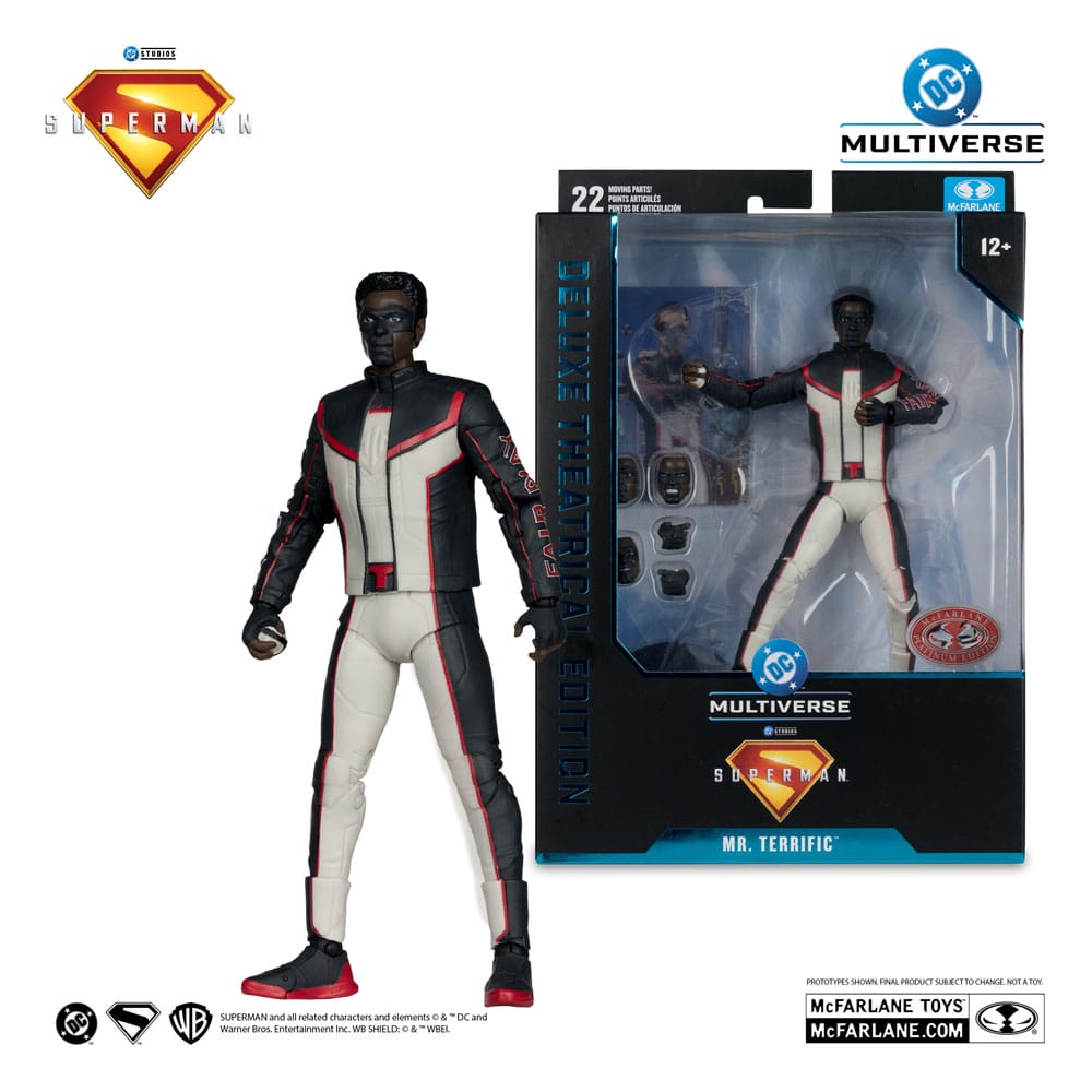 Superman (2025) DC Multiverse Deluxe Theatrical Edition Action Figure Mr. Terrific (Red Platinum Edition) 18 cm McFarlane Toys