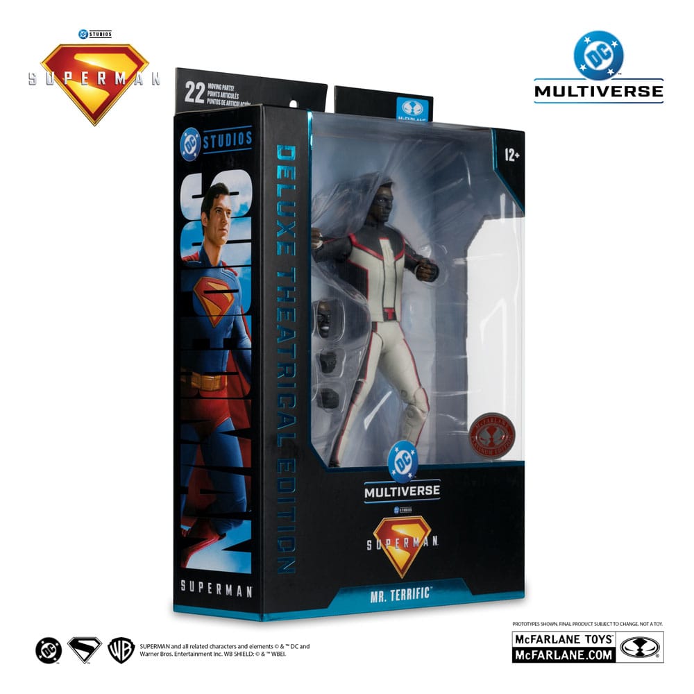 Superman (2025) DC Multiverse Deluxe Theatrical Edition Action Figure Mr. Terrific (Red Platinum Edition) 18 cm McFarlane Toys