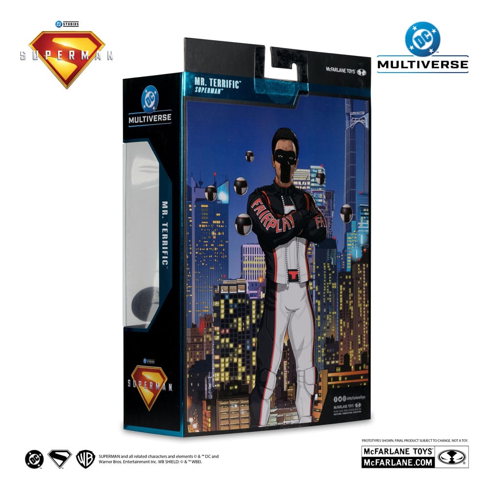 Superman (2025) DC Multiverse Deluxe Theatrical Edition Action Figure Mr. Terrific (Red Platinum Edition) 18 cm McFarlane Toys
