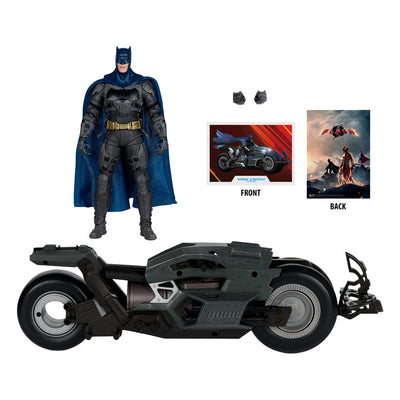 Batcycle con Batman - The Flash DC Multiverse Veicolo 18 cm McFarlane Toys
