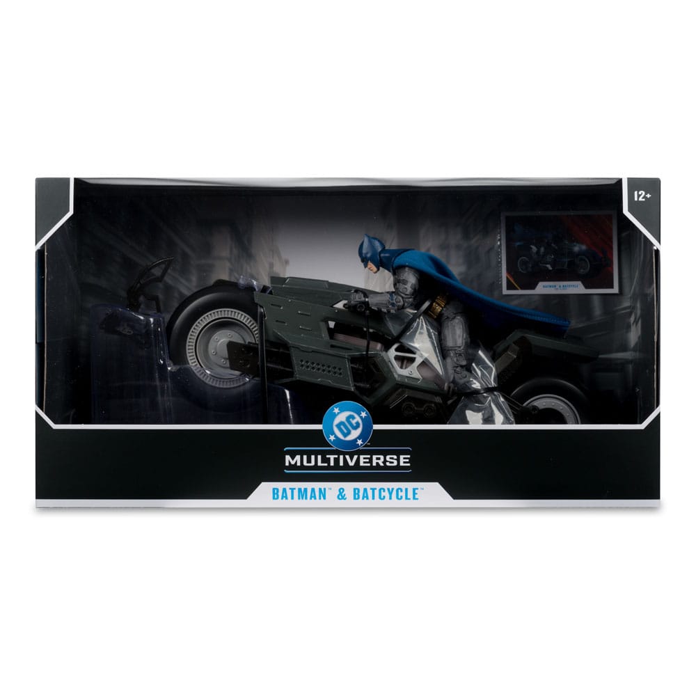 Batcycle con Batman - The Flash DC Multiverse Veicolo 18 cm McFarlane Toys