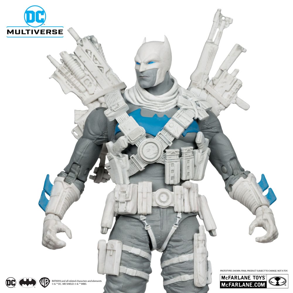DC Multiverse Action Figure The Grim Knight (Dark Nights Metal) Black & White Accent Edition Gold Label 18 cm