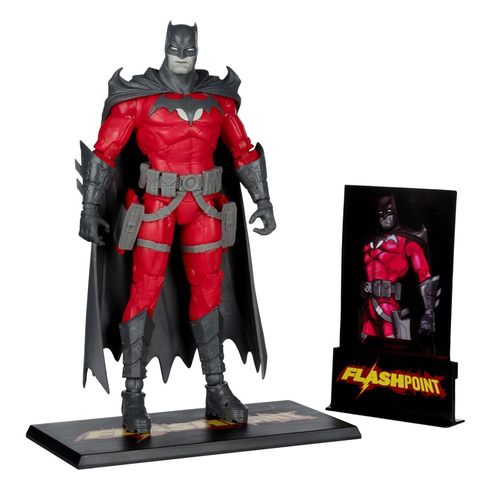 DC Multiverse Action Figure Batman (Flashpoint) Black & White Accent Edition Gold Label 18 cm